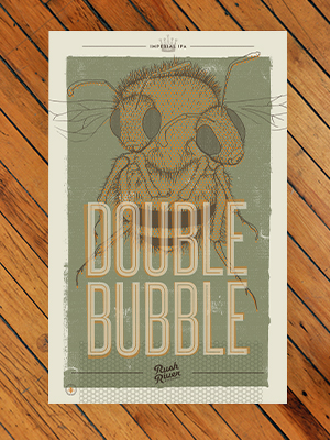 Rush River Double Bubble Poster
